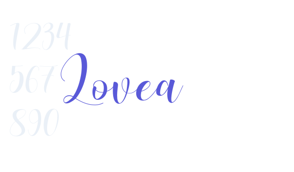 Lovea font free