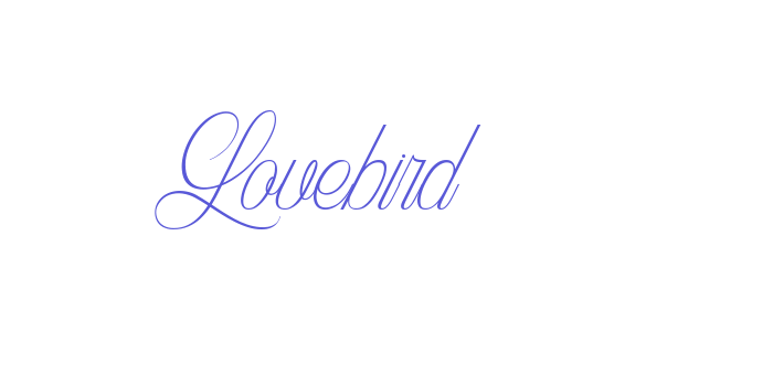 Lovebird Font Download