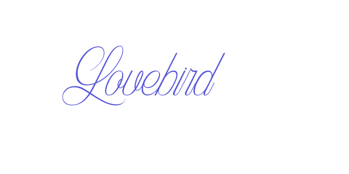 Lovebird Font