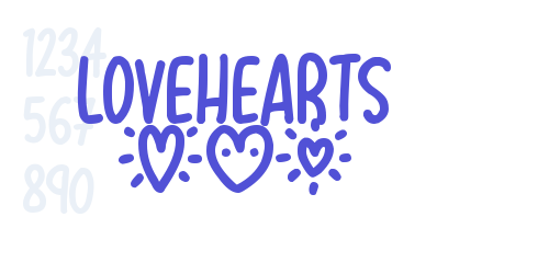 Lovehearts XYZ-font-download