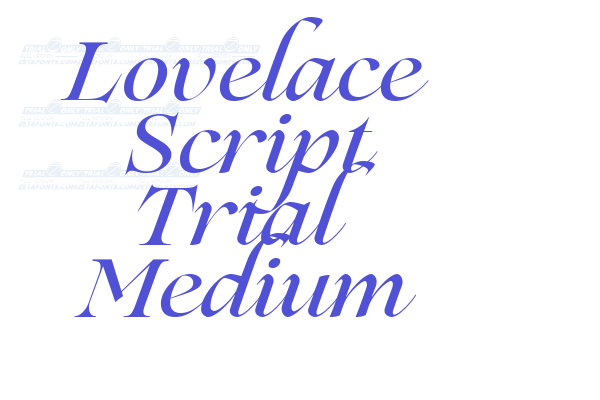 Lovelace Script Trial Medium