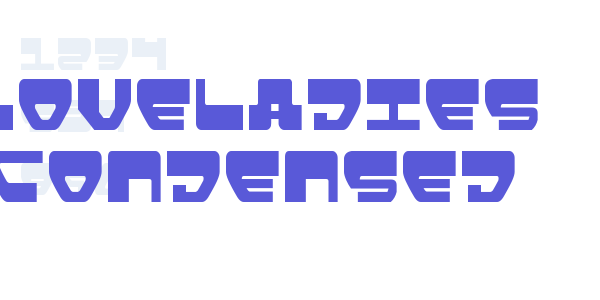 Loveladies Condensed font