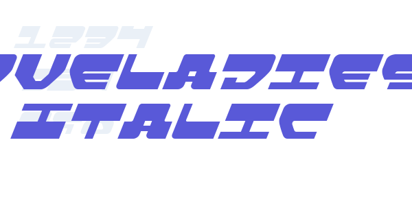 Loveladies Italic font free