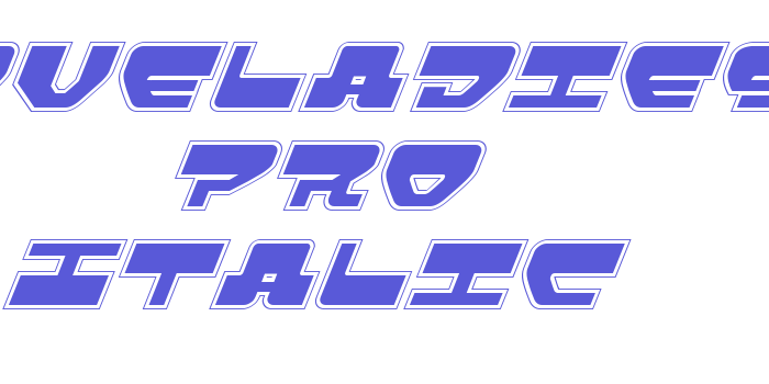 Loveladies Pro Italic Font