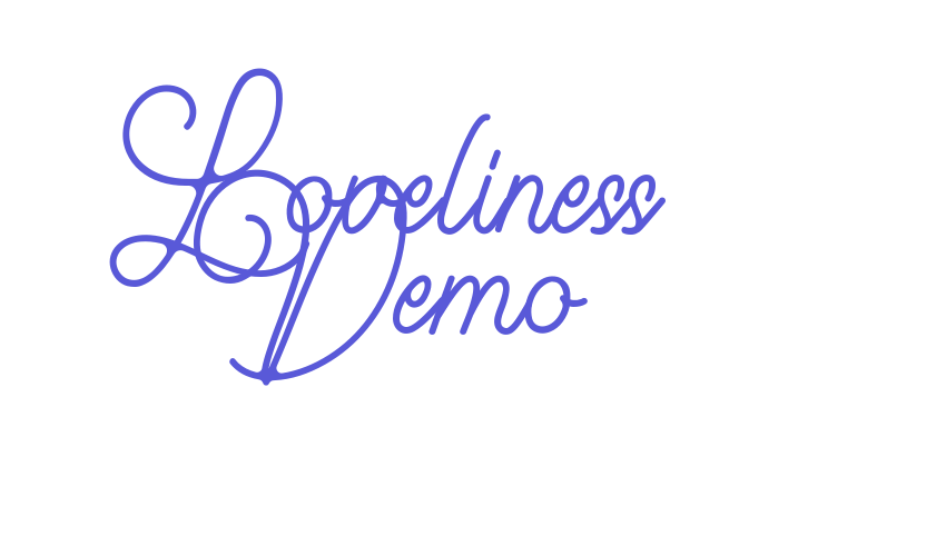 Loveliness Demo Font