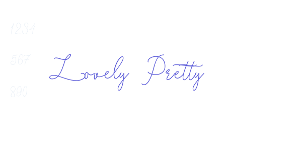 Lovely Pretty font