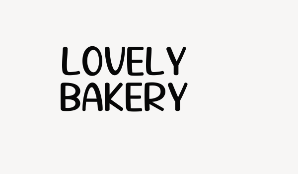 Lovely Bakery Font