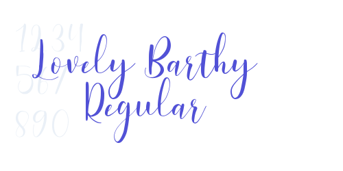 Lovely Barthy Regular-font-download