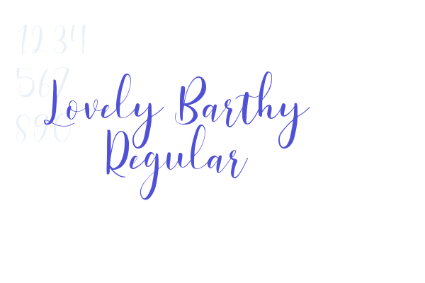 Lovely Barthy Regular