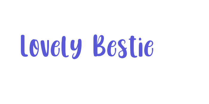 Lovely Bestie Font Download