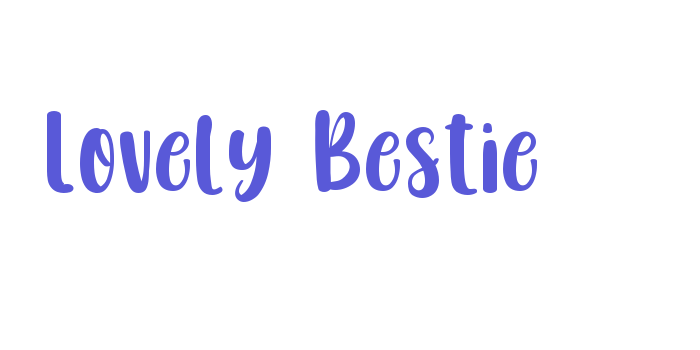 Lovely Bestie Font