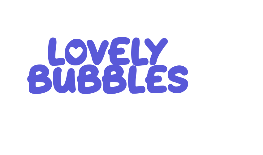 Lovely Bubbles Font Download