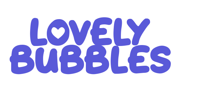 Lovely Bubbles Font