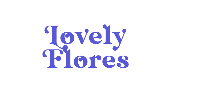 Lovely Flores Font Download