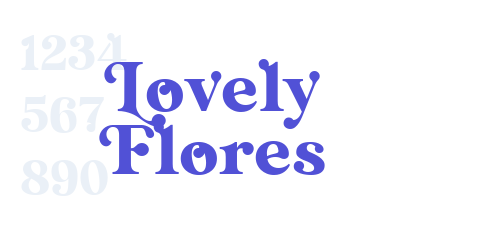 Lovely Flores-font-download