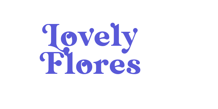 Lovely Flores Font