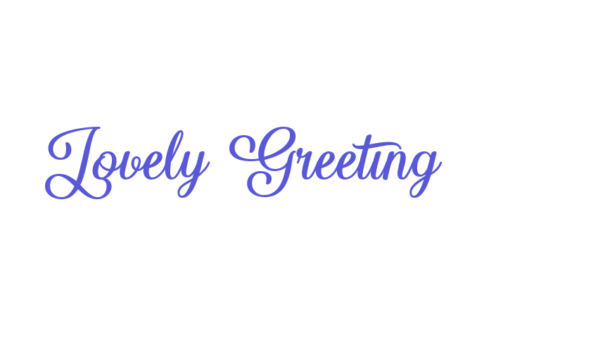 Lovely Greeting Font Download