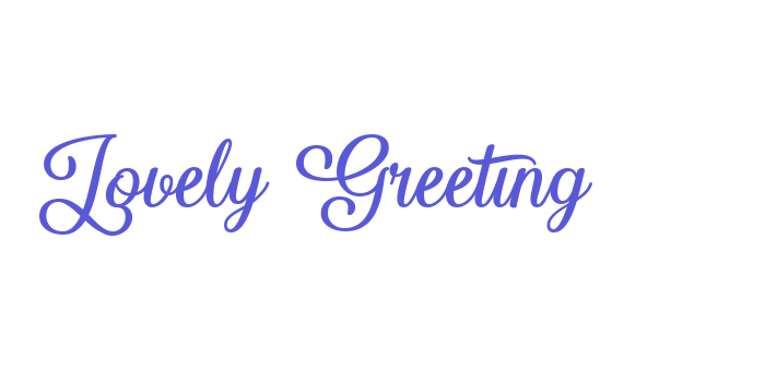 Lovely Greeting Font Download