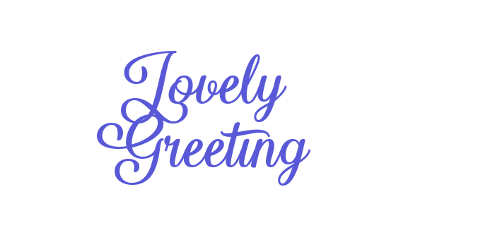 Lovely Greeting Font