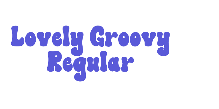 Lovely Groovy Regular Font Download