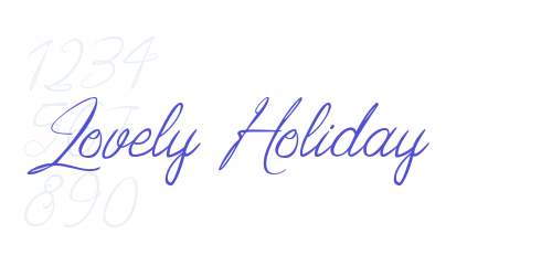 Lovely Holiday-font-download