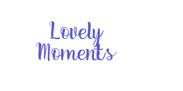 Lovely Moments Font Download