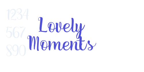 Lovely Moments-font-download
