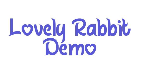 Lovely Rabbit Demo Font Download