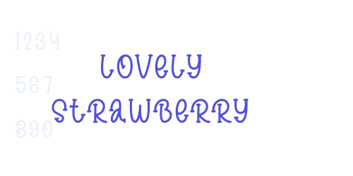 Lovely Strawberry-font-download
