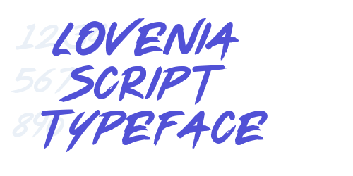 Lovenia Script Typeface-font-download