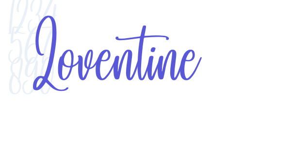 Loventine font free