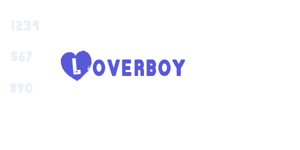 Loverboy font