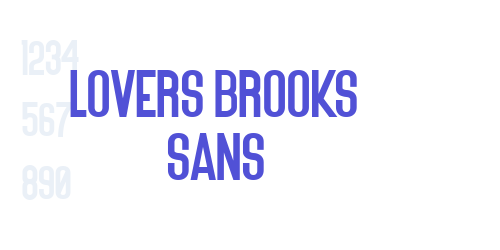 Lovers Brooks Sans-font-download