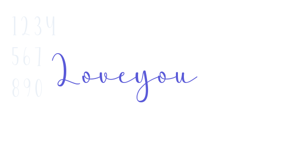 Loveyou font