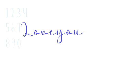 Loveyou-font-download