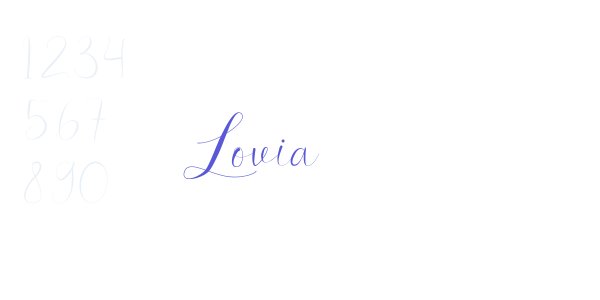 Lovia font free