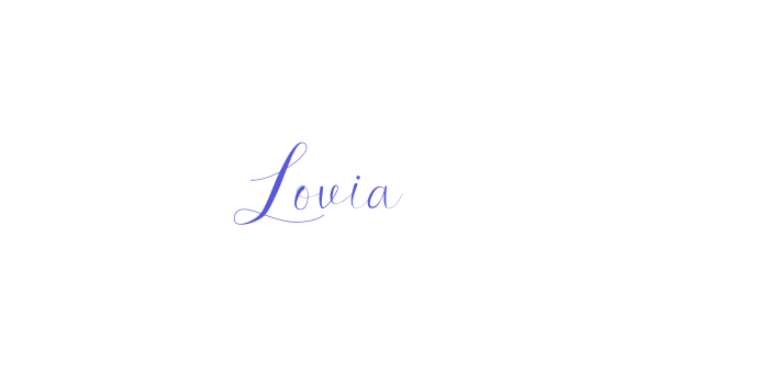 Lovia Font Download