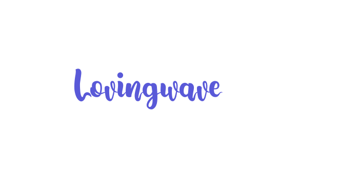 Lovingwave Font Download