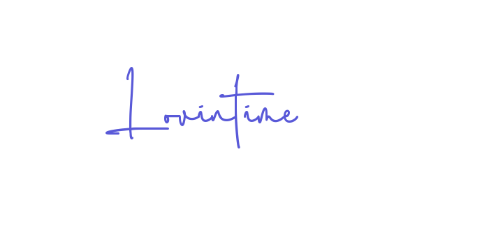 Lovintime Font Download