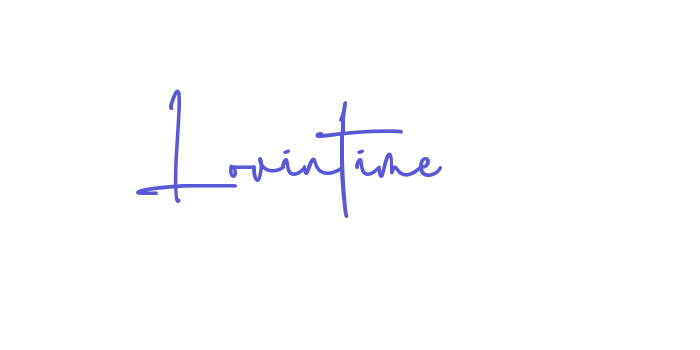 Lovintime Font