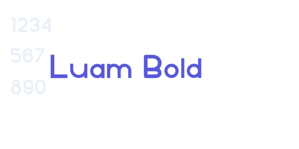 Luam Bold font free