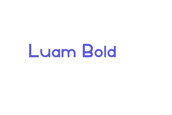 Luam Bold Font