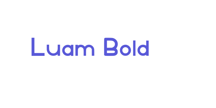 Luam Bold Font