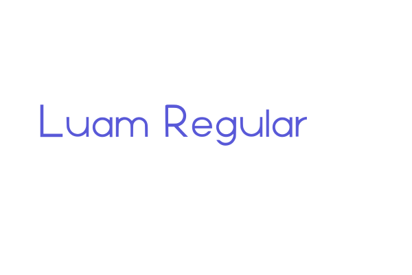 Luam Regular Font