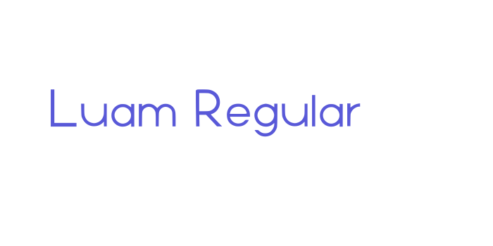 Luam Regular Font Download