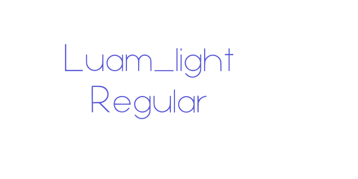 Luam_light Regular Font Download