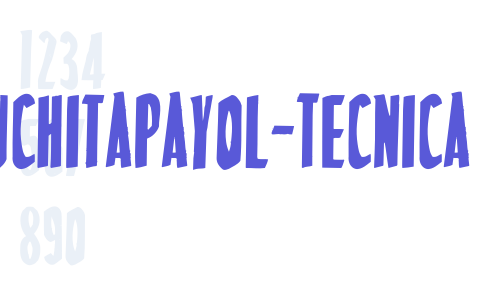 LuchitaPayol-Tecnica Font Download