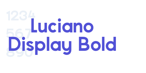 Luciano Display Bold