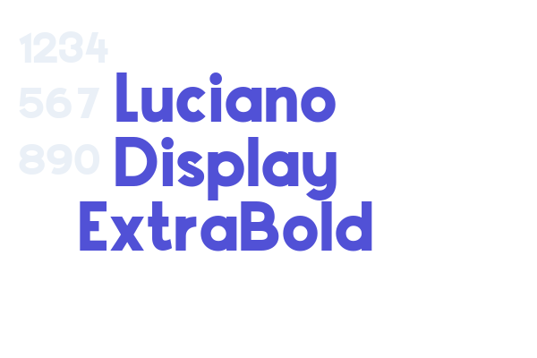 Luciano Display ExtraBold