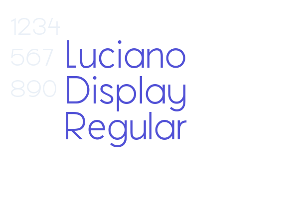 Luciano Display Regular
